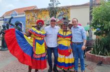 Alcaldes de Cali y Cartagena anuncian hermanamiento entre los barrios Getseman&iacute; y Obrero