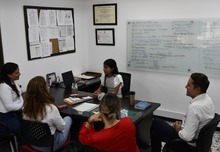 Los ni&ntilde;os y las ni&ntilde;as hacen su primer acercamiento para conocer las funciones de los directivos en la Alcald&iacute;a de Cali