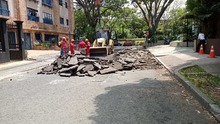 Alcald&iacute;a de Cali contin&uacute;a la recuperaci&oacute;n de v&iacute;as en la comuna 22 y todos los d&iacute;as dice &iexcl;chao hueco!