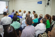 Trabajar de la mano con la administraci&oacute;n del alcalde Eder  es el compromiso de la comuna 22