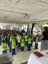 24 nuevos &lsquo;patrulleritos escolares&rsquo; de la Instituci&oacute;n Educativa General Santander est&aacute;n listos para promover la seguridad vial en Cali