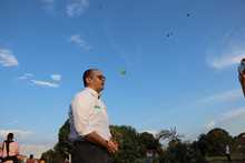 Un lote que llevaba m&aacute;s de 30 a&ntilde;os impactado por residuos y que fue recuperado por la Alcald&iacute;a, escenario del primer Festival de Cometas Mi Cali Bella