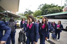 Salsa y folclor alegran llegada a Cali de las selecciones que disputar&aacute;n la Copa Mundial Femenina Sub- 20