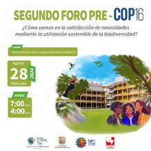Este mi&eacute;rcoles, Univalle lidera segundo foro de la agenda acad&eacute;mica pre-COP16
