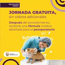 Del 27 al 31 de agosto, participa en las jornadas de esterilizaci&oacute;n de mascotas  