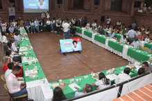 Con compromisos contundentes, 31 ni&ntilde;os y ni&ntilde;as migrantes y v&iacute;ctimas del conflicto armado gobernaron como el Primer Gabinete Distrital Infantil