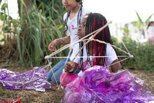 Con p&iacute;cnic, una tarde de cometas y actividades l&uacute;dicas, los ni&ntilde;os  fueron protagonistas en el jarill&oacute;n del r&iacute;o Cauca
