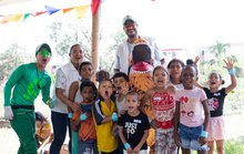 Con p&iacute;cnic, una tarde de cometas y actividades l&uacute;dicas, los ni&ntilde;os  fueron protagonistas en el jarill&oacute;n del r&iacute;o Cauca