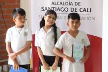 Alcald&iacute;a de Cali entrega la primera de 14 modernas bibliotecas escolares en  las que se est&aacute;n invirtiendo $1100 millones