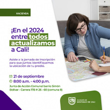 Con su participaci&oacute;n tambi&eacute;n se actualiza catastralmente a Cali