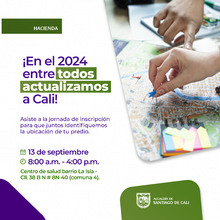 Con su participaci&oacute;n tambi&eacute;n se actualiza catastralmente a Cali