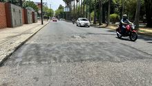 130 huecos de la Avenida Pasoancho fueron tapados por la Alcald&iacute;a de Cali en menos de tres d&iacute;as