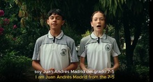 Presentaci&oacute;n de videos en ingl&eacute;s: una de las oportunidades de la instituci&oacute;n educativa Santa Cecilia