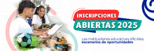 Banner - Inscripciones 2o25