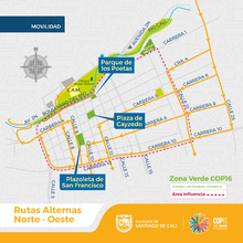 Rutas Alternas Norte-Oeste