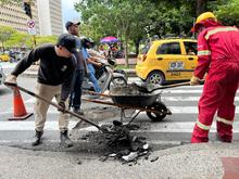 Eliminan cientos de huecos en la Avenida Sexta Norte gracias al equipo &lsquo;ERI&rsquo; de la Secretar&iacute;a de Infraestructura
