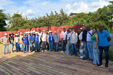 Integrantes del Observatorio Ciudadano de Transparencia Parque Pac&iacute;fico  recorrieron el proyecto para conocer sus avances