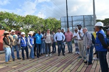 Integrantes del Observatorio Ciudadano de Transparencia Parque Pac&iacute;fico  recorrieron el proyecto para conocer sus avances