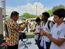 M&aacute;s de 3500 estudiantes de colegios oficiales y privados de Cali participaron en la segunda jornada de la Ciudadela Educativa