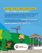 A los ni&ntilde;os, ni&ntilde;as y adolescentes hay que llevarlos &lsquo;Siempre de la mano&rsquo;: la campa&ntilde;a de la Alcald&iacute;a de Cali para prevenir las vulneraciones de derechos