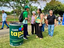 Alcald&iacute;a de Cali se suma a la meta de construir el mural de tapas  pl&aacute;sticas m&aacute;s grande del mundo