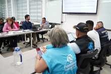 En mesa de trabajo, la ciudadan&iacute;a particip&oacute; activamente con miras a construir una movilidad segura y eficiente