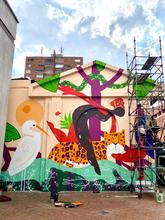 En el marco de la COP16, el Teatro Municipal inaugura un mural que refleja la Cultura y Biodiversidad del Pac&iacute;fico