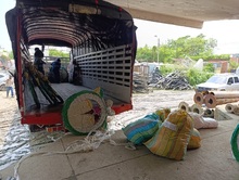 En Cali se reduce, se recicla y se reutiliza, cumpliendo con los objetivos de desarrollo sostenible y gracias a ello se entregan partes de alumbrados  navide&ntilde;os anteriores