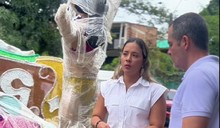 En Cali se reduce, se recicla y se reutiliza, cumpliendo con los objetivos de desarrollo sostenible y gracias a ello se entregan partes de alumbrados navide&ntilde;os anteriores