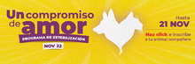 Banner programa de esterilización 