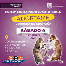 Adopta con el coraz&oacute;n y transforma la vida de un animal compa&ntilde;ero