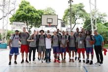 Ni&ntilde;os del programa &lsquo;Deporvida&rsquo; vivieron una tarde m&aacute;gica, al lado de jugadores de baloncesto universitario de Estados Unidos