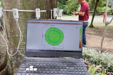 Cuadrilla Arb&oacute;rea del Dagma es capacitada en el uso de tomograf&iacute;a s&oacute;nica