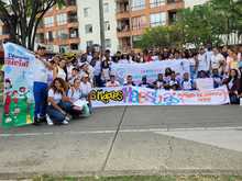 Maestras y maestros de educaci&oacute;n inicial de Cali marcharon por la protecci&oacute;n de los derechos de las ni&ntilde;as y los ni&ntilde;os