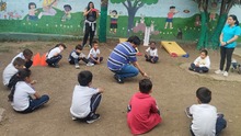 A trav&eacute;s del juego, 44 ni&ntilde;os y ni&ntilde;as de la IEO Pedro Antonio Molina hacen su cambio del jard&iacute;n a la educaci&oacute;n inicial 