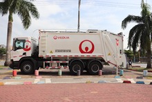 &iexcl;Comprometidos con el cuidado del medioambiente! Cali cuenta con seis nuevos veh&iacute;culos especializados para el servicio de recolecci&oacute;n de basuras