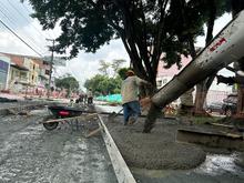 La calle 9 se recupera con rapidez: barrio Los C&aacute;mbulos tendr&aacute; su v&iacute;a  lista a comienzos de diciembre