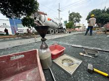 La calle 9 se recupera con rapidez: barrio Los C&aacute;mbulos tendr&aacute; su v&iacute;a  lista a comienzos de diciembre