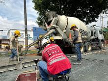 La calle 9 se recupera con rapidez: barrio Los C&aacute;mbulos tendr&aacute; su v&iacute;a  lista a comienzos de diciembre