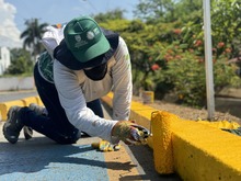 Cali florece: &lsquo;Promotores Mi Cali Bella&rsquo; inician jornada de embellecimiento en la calle 13 entre carreras 50 y 56