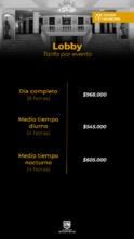Tarifas Lobby