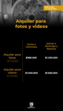 Tarifas Fotos y Videos