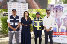Secretario de Movilidad y sus invitados 