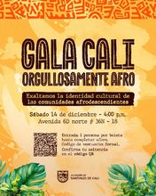 Gala &lsquo;Cali Orgullosamente Afro&rsquo;: exaltando la identidad cultural de las comunidades afrodescendientes
