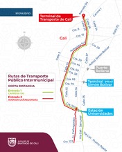 Conozca los cambios en las rutas intermunicipales que conectan a Cali con Jamund&iacute;, Puerto Tejada, Villa Rica, Santander de Quilichao y Popay&aacute;n