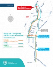 Conozca los cambios en las rutas intermunicipales que conectan a Cali con Jamund&iacute;, Puerto Tejada, Villa Rica, Santander de Quilichao y Popay&aacute;n