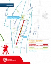 Conozca el &lsquo;Plan de Desv&iacute;os&rsquo; para disfrutar la &lsquo;67 Feria de Cali&rsquo;