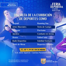 Vive la &lsquo;Feria Deportiva&rsquo; desde el 27 de diciembre, porque &lsquo;Cali es donde debes estar&rsquo;