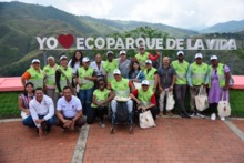 Cierre de talleres en la comuna 1, un compromiso con el turismo sostenible en el Ecoparque de la Vida