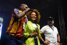 Miles de personas gozaron con el Grupo Niche y Willy Garc&iacute;a en la tarima &lsquo;Cali es donde debes estar&rsquo; de la Calle de la Feria en el cierre del evento 